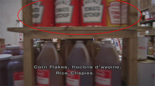 Product placement Heinz in The Shining