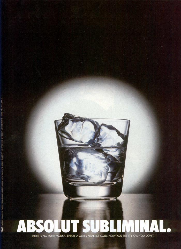 image subliminale vodka absolut