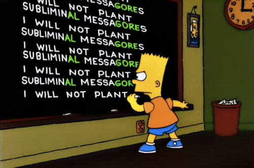 simpsons image subliminale al gore