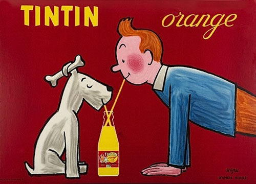 boisson Tintin orange