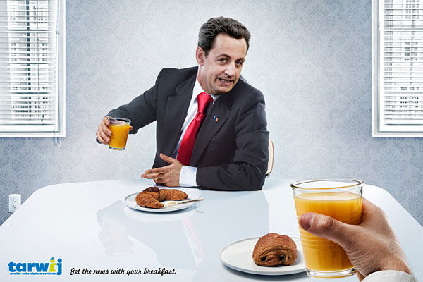 publicité sarkozy tarwij