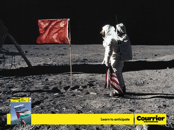 Learn to anticipate courrier international homme sur la lune