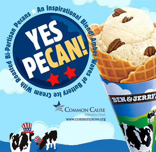 pub Barack Obama yes we can ben & jerry's