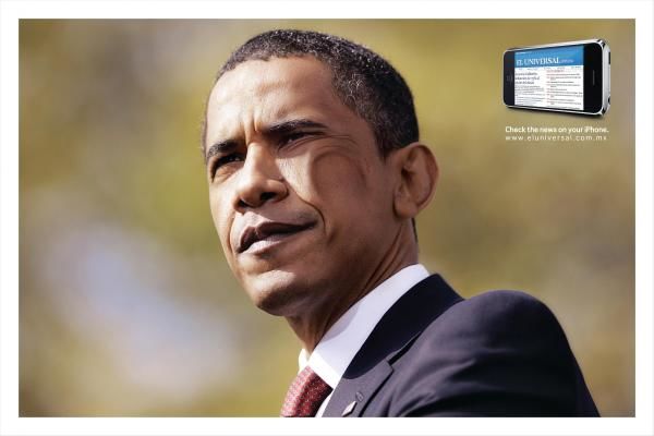 pub Barack Obama El Universal Newspaper