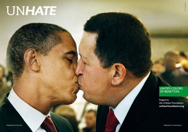 pub Barack Obama Benetton unhate