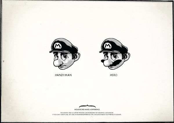 pub super mario bros Moustaches Make a Difference