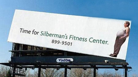 silberman's fitness center street marketing