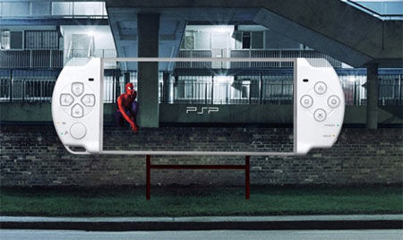 sony psp street marketing