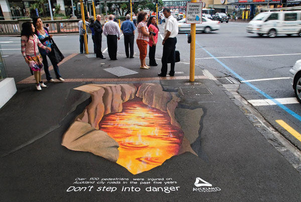 Aucland city roads street marketing