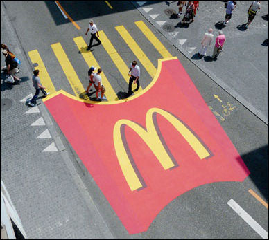 macdonald's street marketing