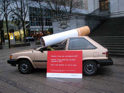 anti-tabac street marketing