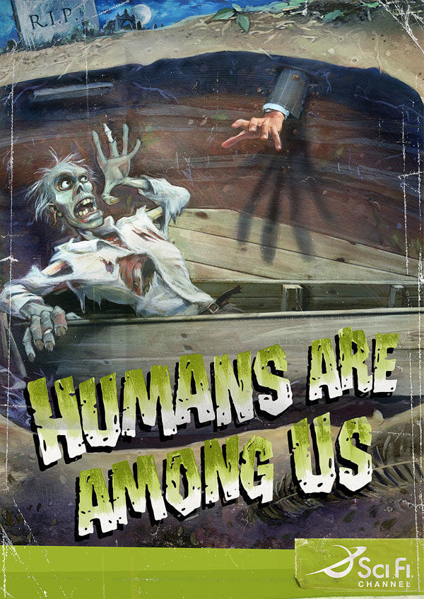 publicité zombies sci fi