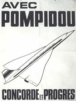 affiche présidentielle Pompidou