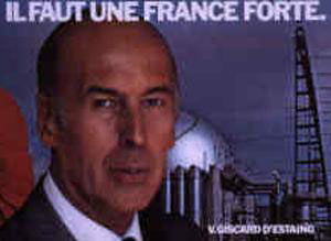 affiche présidentielle 1981 Giscard