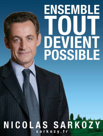 affiche présidentielle 2007 Sarkozy