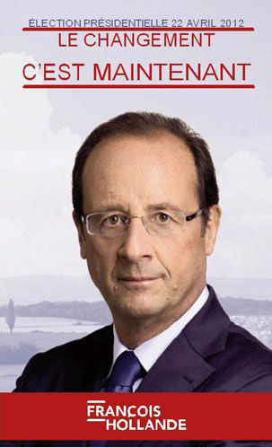 affiche Hollande 2012