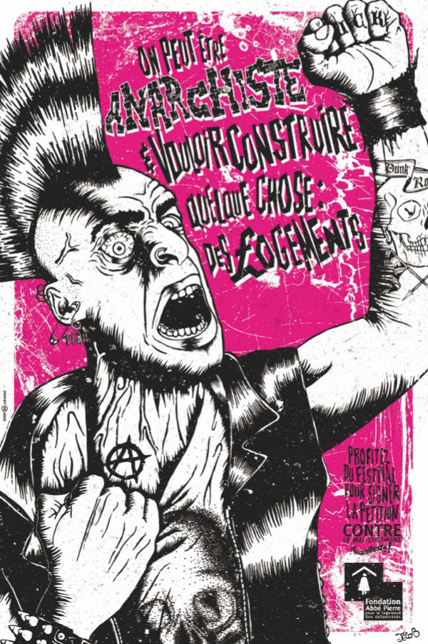 pub punk anarchiste fondation Abbé Pierre