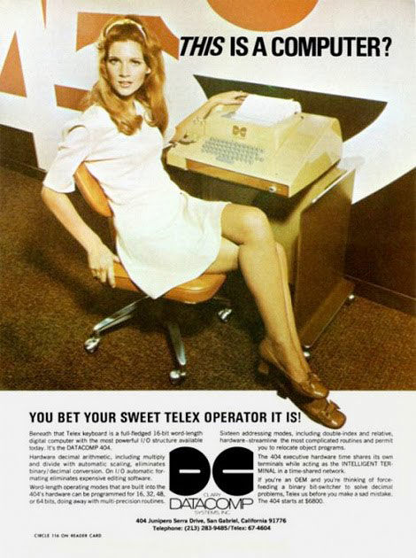 publicité sexiste telex 1962