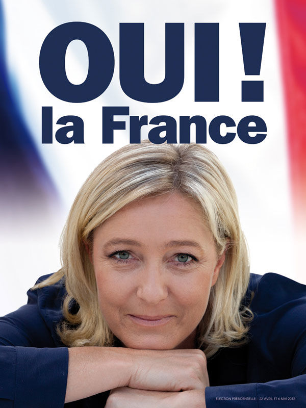 affiche Le Pen 2012