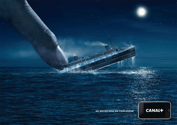 pub Titanic Canal+ 