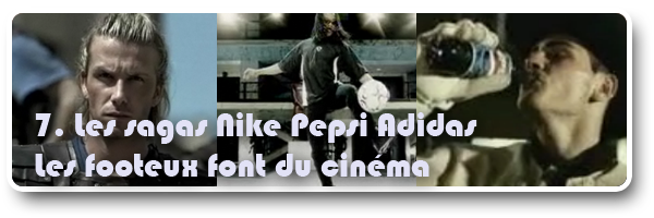 publicités footballeurs cinéma