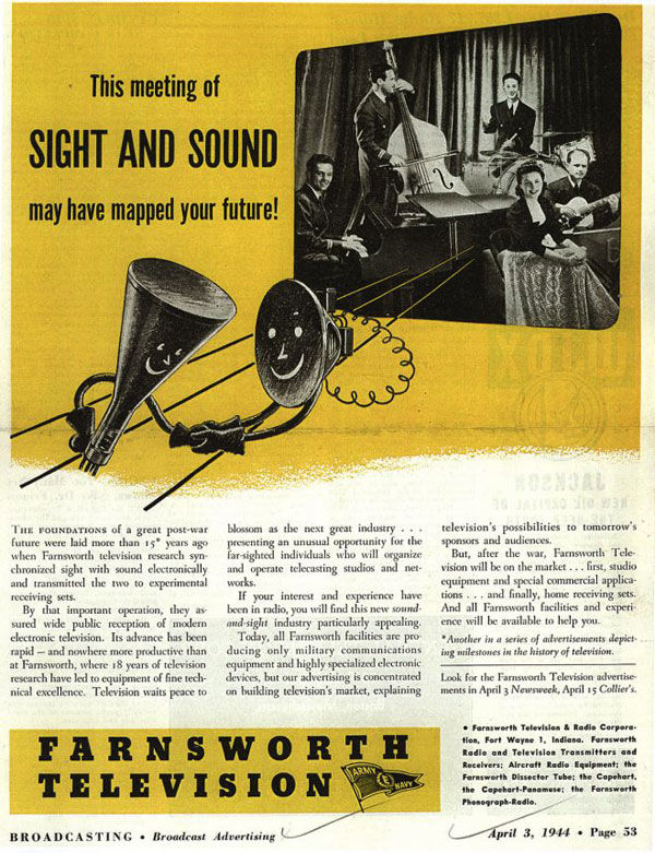 Farnsworth television 1944