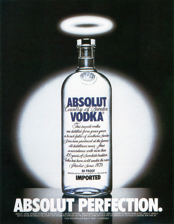 publicité absolut vodka