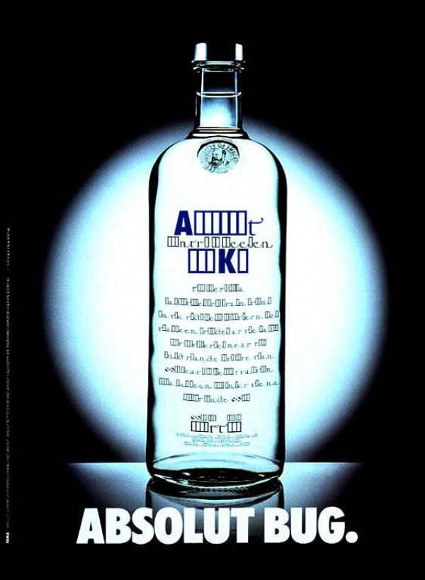 publicité absolut vodka