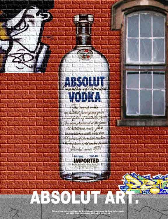 publicité absolut vodka