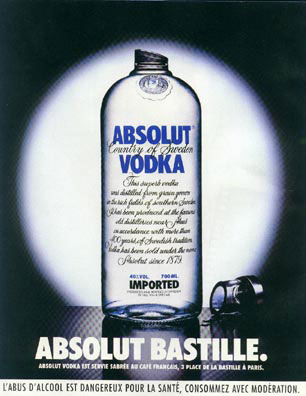 publicité absolut vodka