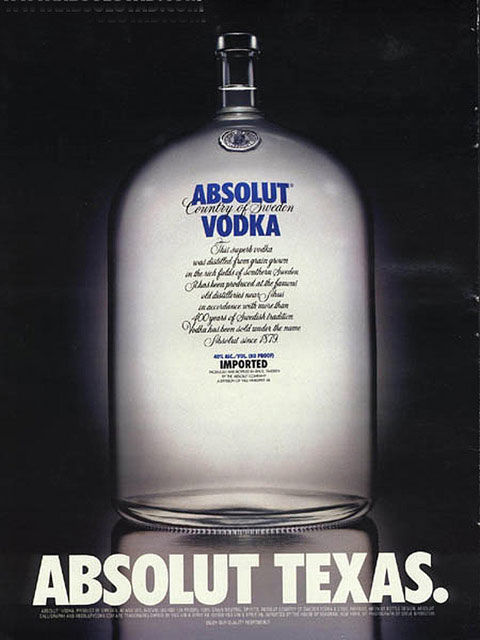 publicité absolut vodka