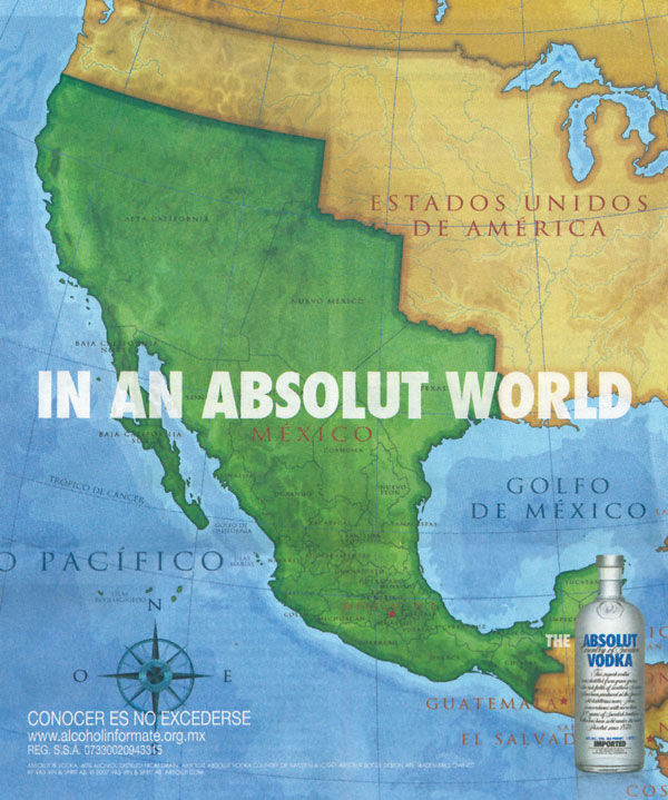 publicité absolut vodka