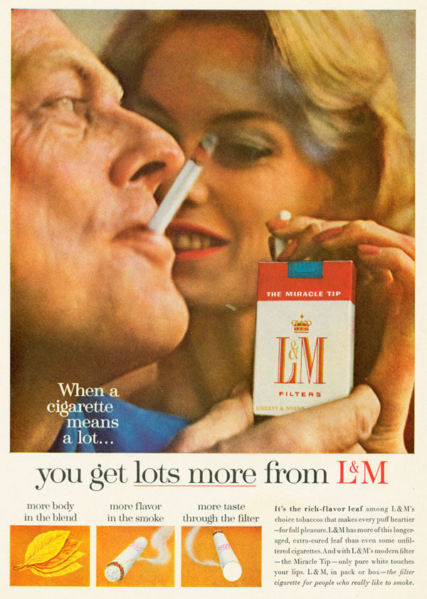 pub cigarette L&M