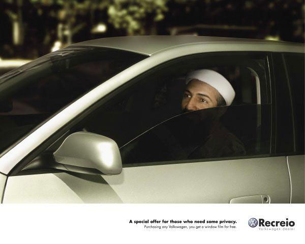 publicité ben laden Volkswagen