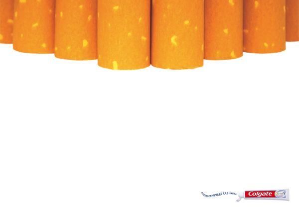 publicité cigarette colgate