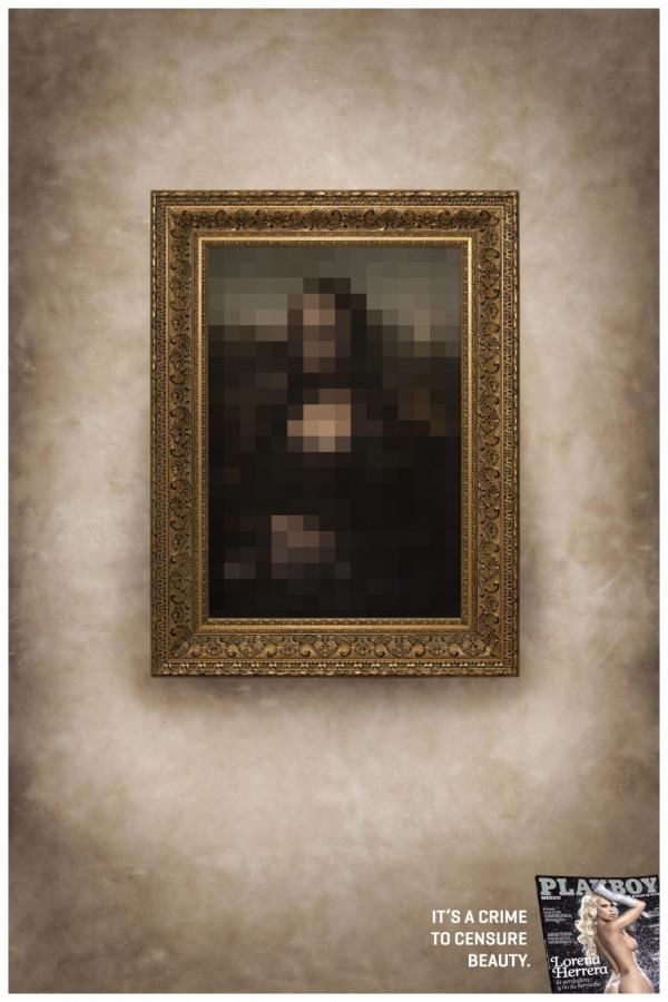 Publicité Mona Lisa Playboy