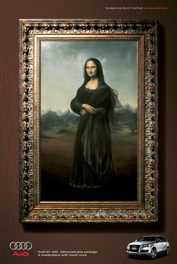 Publicité Mona Lisa 