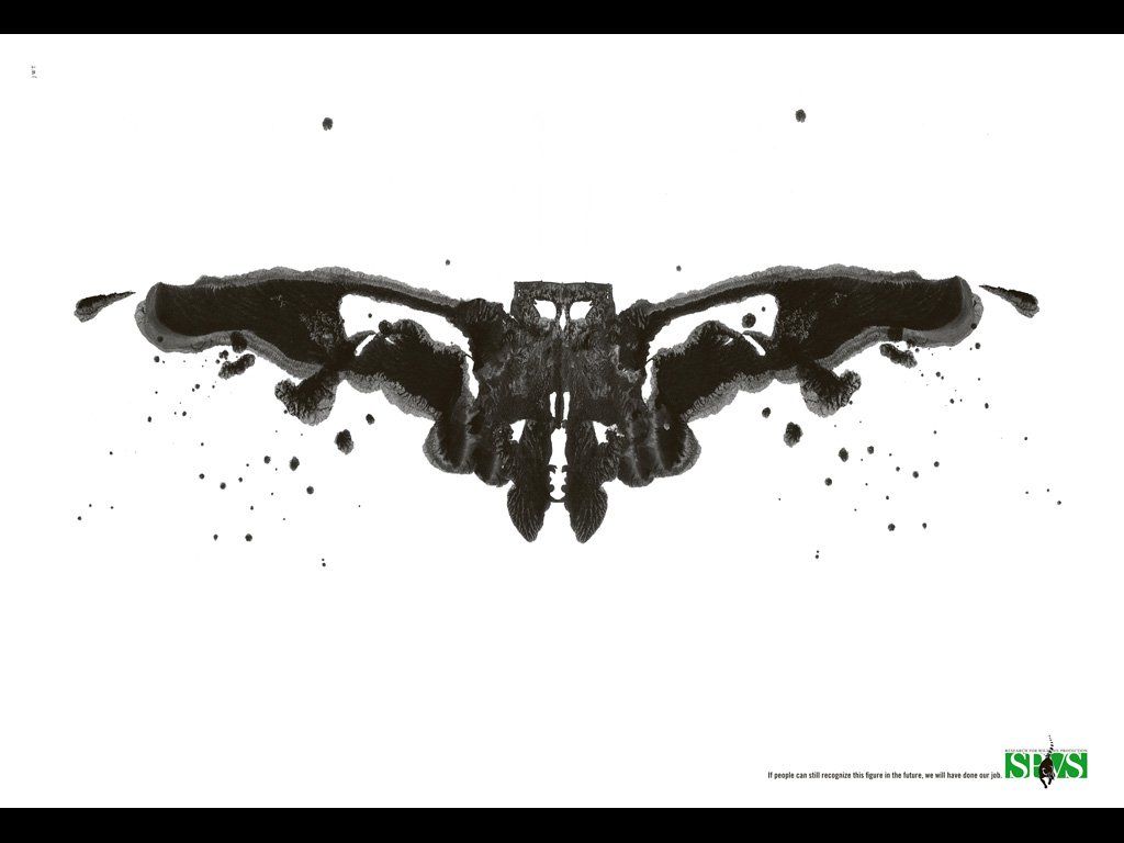 publicité Rorschach SPVS - Society of Practising Veterinary Surgeons