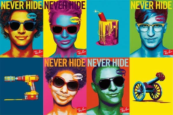 publicité pop art Rayban