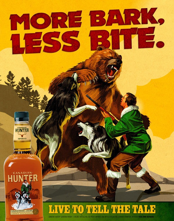 publicité retro Canadian hunter