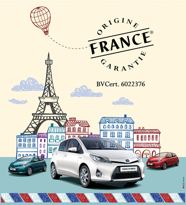 publicité Toyota Made in France