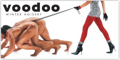 pub homme objet Voodoo Hosiery