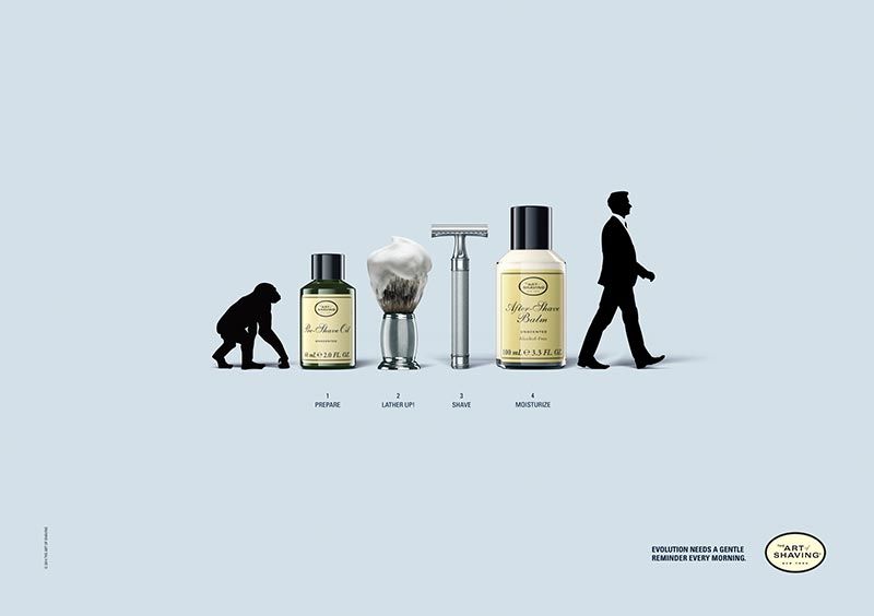 pub evolution Art of shaving