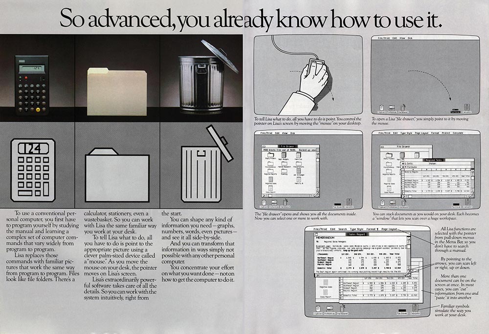 publicité Apple Lisa