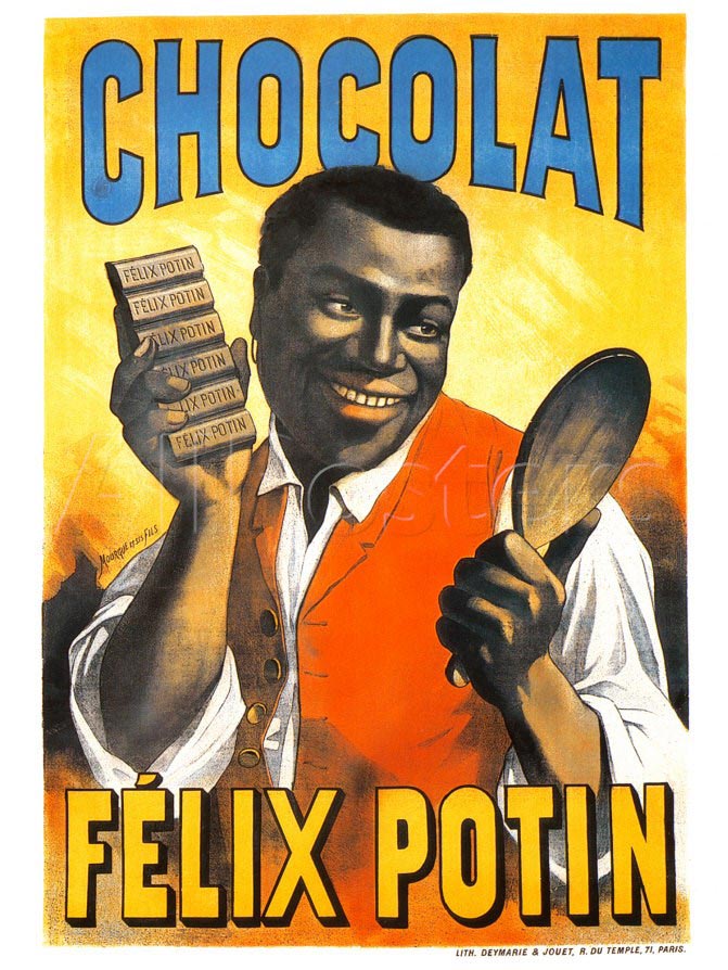 pub raciste chocolat Félix Potin