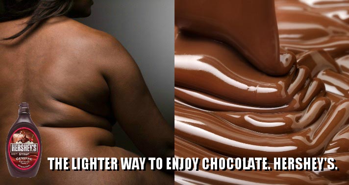 pub raciste Hershey's chocolat