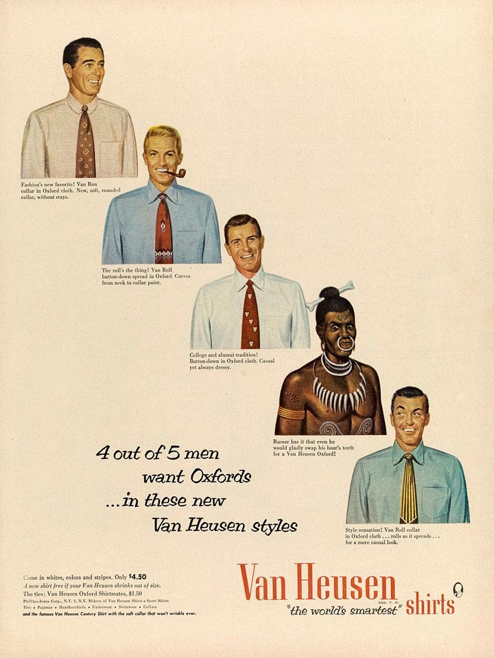 pub raciste vintage