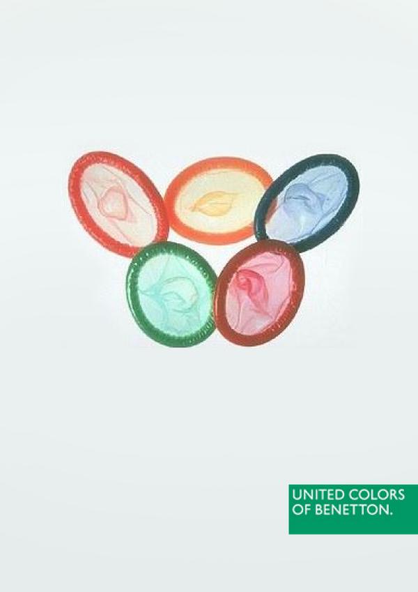 Publicité anneaux olympiques