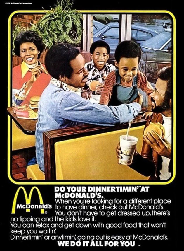 publicité McDonald's