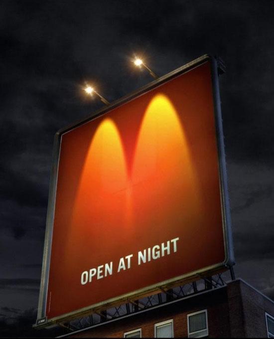 publicité McDonald's